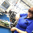 Anti-Statmatte POP™ 3 Layer 829 Notrax Elektrostatische Entladungsmatte Blau