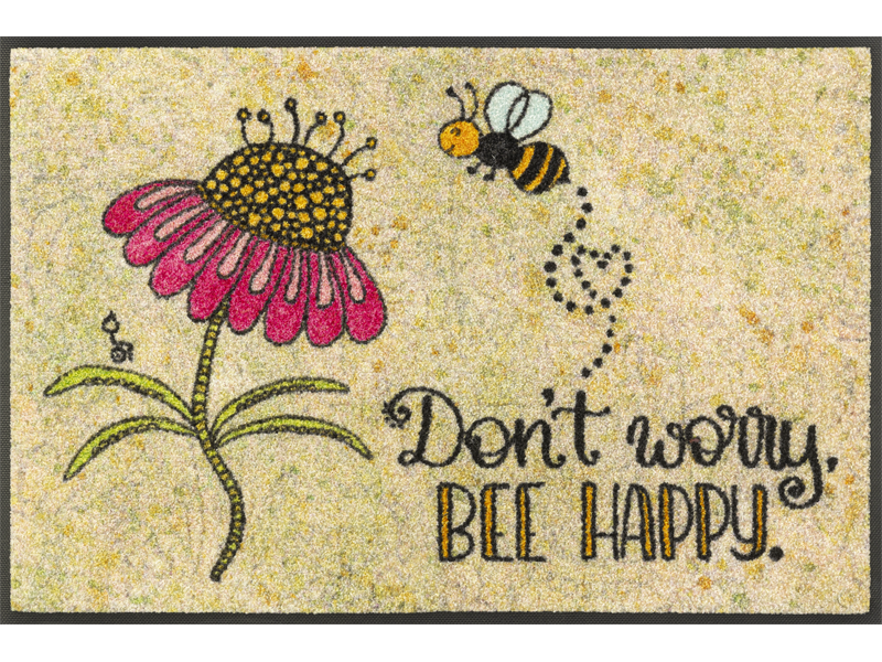 Bee Happy wash + dry Fußmatte