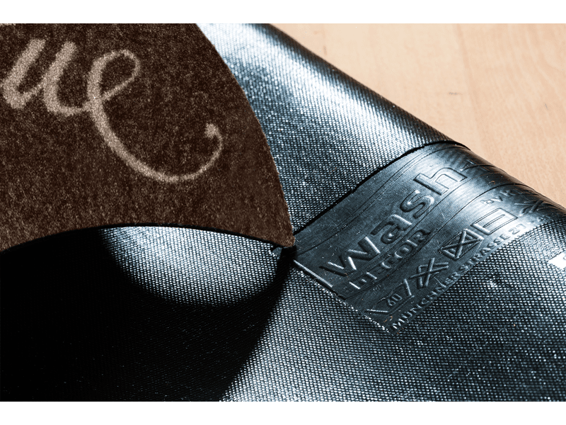 Bienvenue brown wash + dry Fußmatte