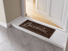 Bienvenue brown wash + dry Fußmatte
