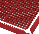 Cushion Ease™ Red Notrax Bodenmatten für den Nassbereich in der Küche Rot
