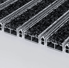 EMCO Eingangsmatte DIPLOMAT Premium PL Outdoor mit Bürstenleiste