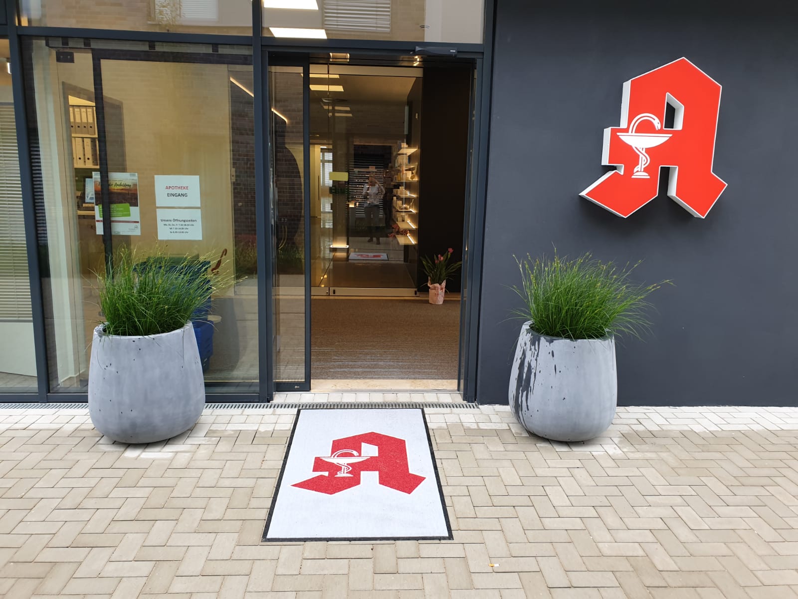 Eingangsmatte mit Logo ganz individuell gestalten