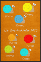 Fussmatte Abschiedsgeschenk Kindergarten individuell 6008