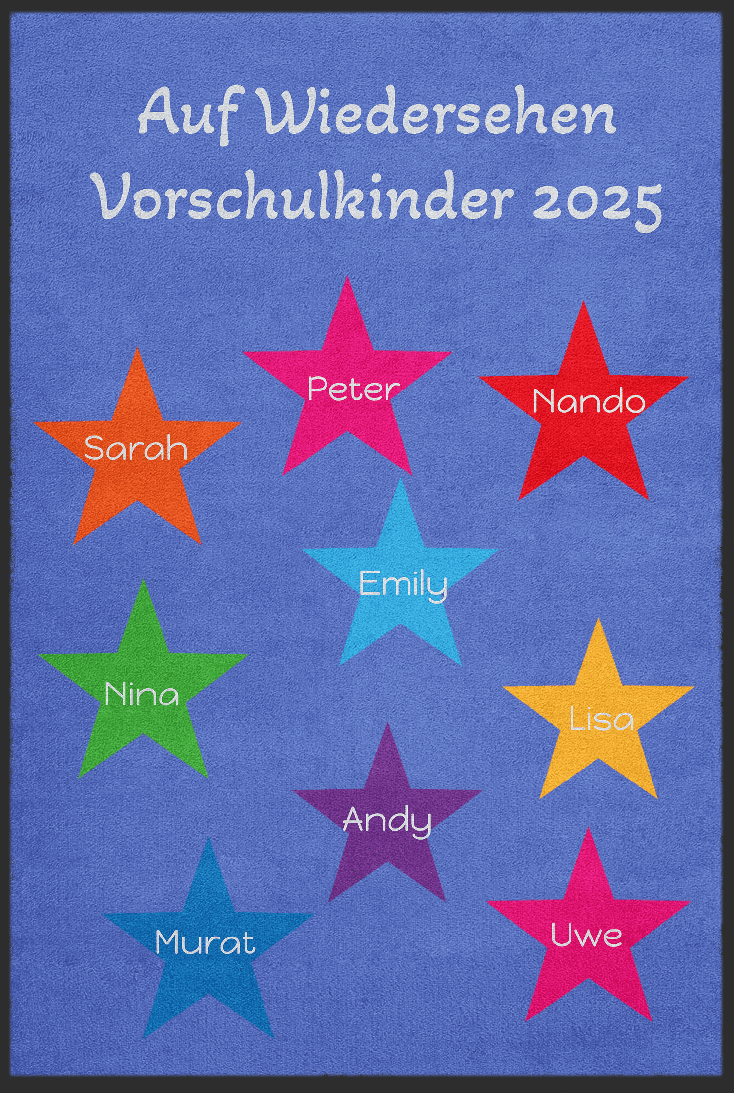 Kita Abschiedsgeschenk Fussmatte 6003