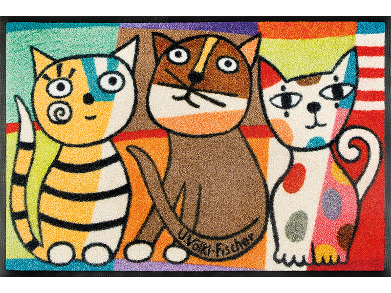 Miezentreffen wash + dry Fußmatte