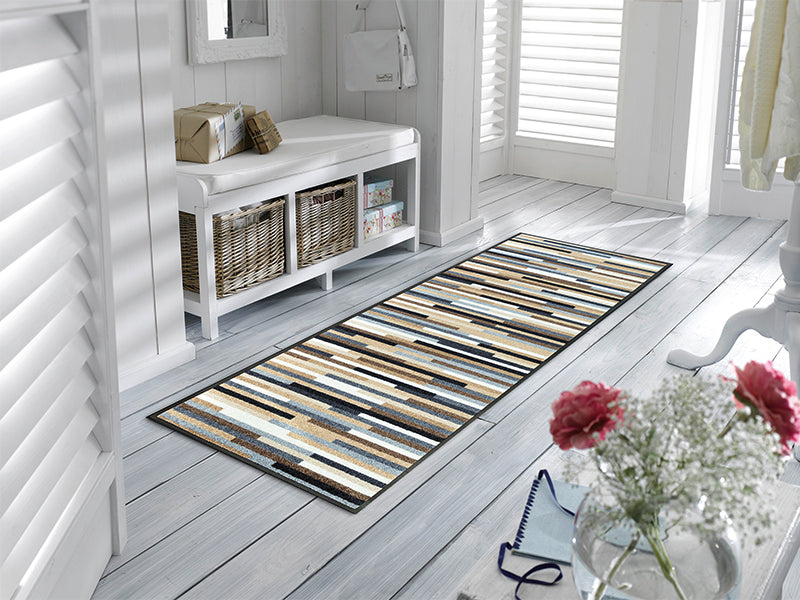 Mikado Stripes nature wash + dry Matte