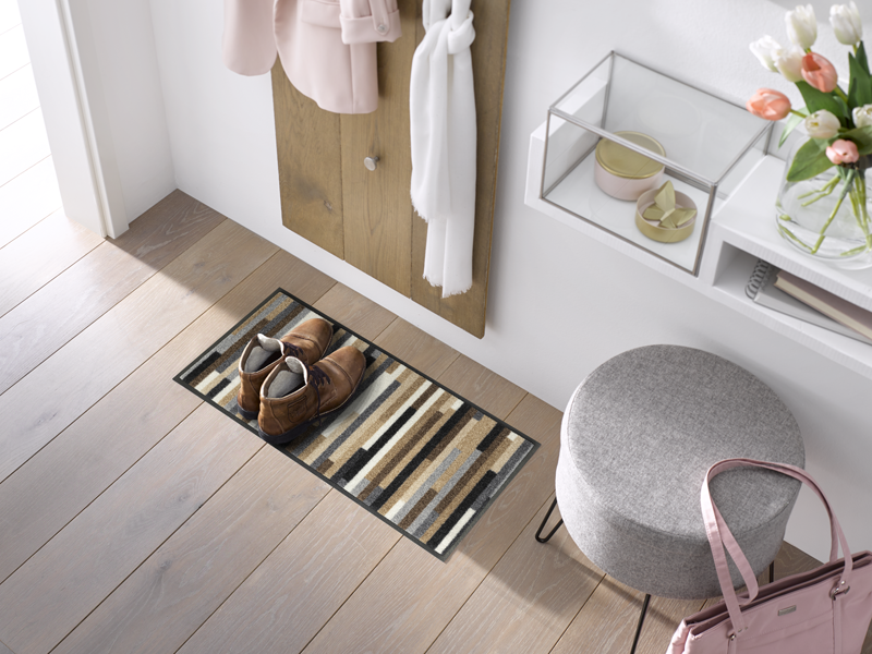 Mikado Stripes nature wash + dry Matte