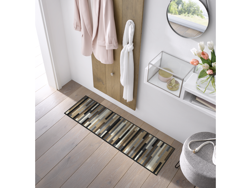 Mikado Stripes nature wash + dry Matte