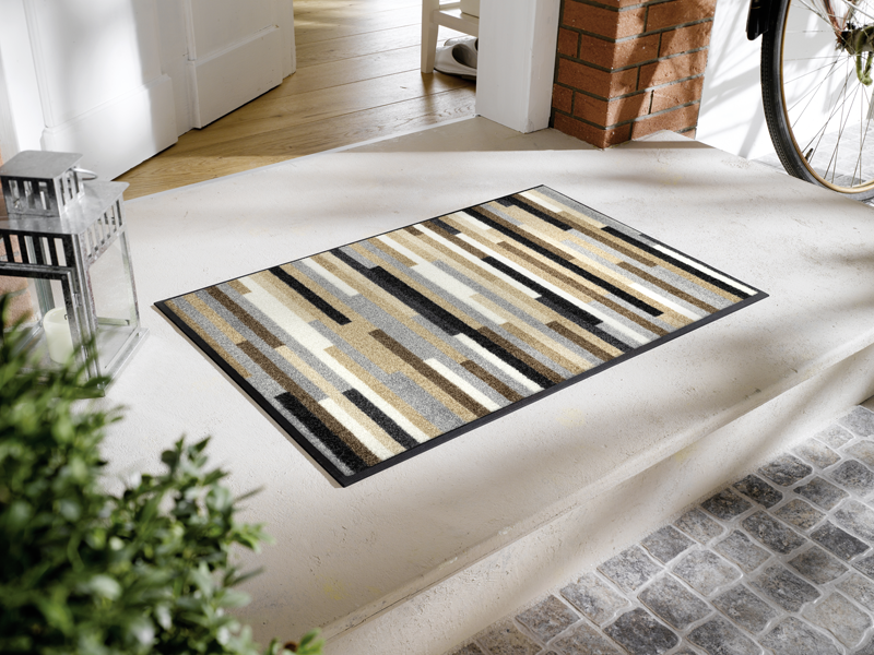 Mikado Stripes nature wash + dry Matte