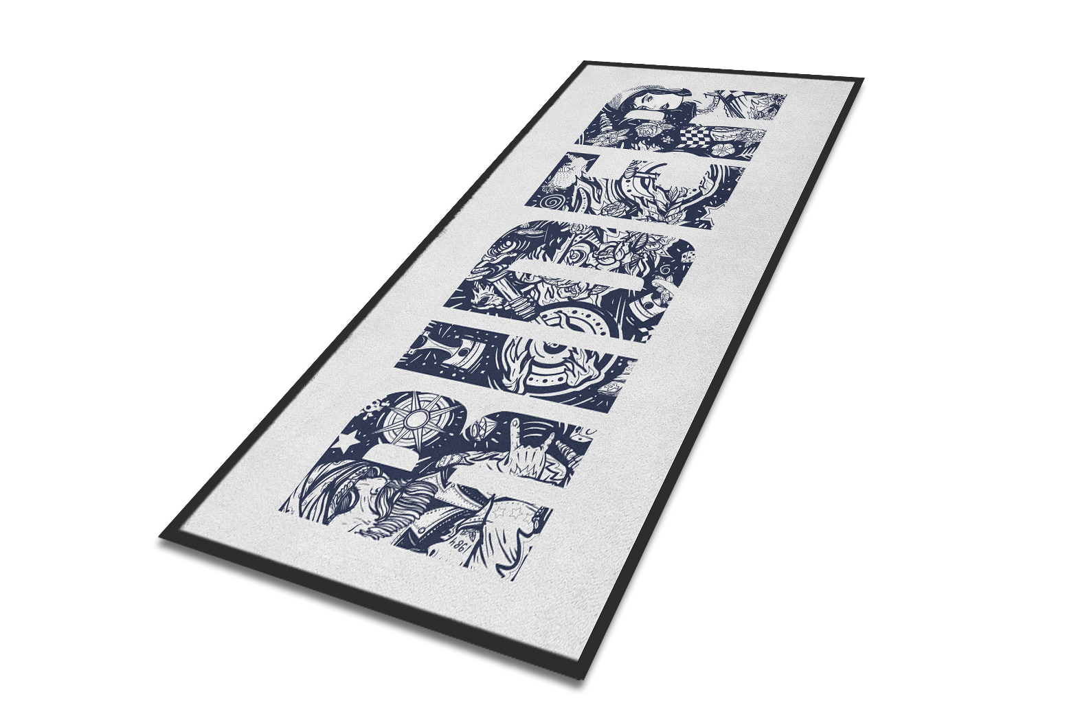 Motorradteppich B1011