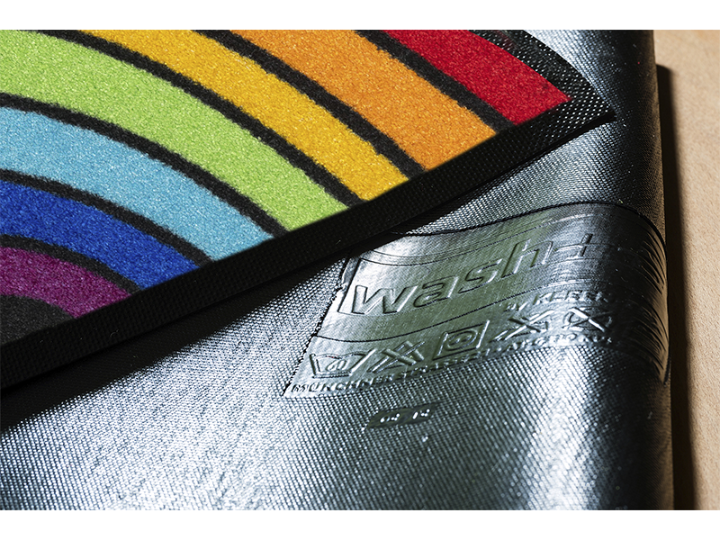 Round Rainbow wash + dry Fußmatte
