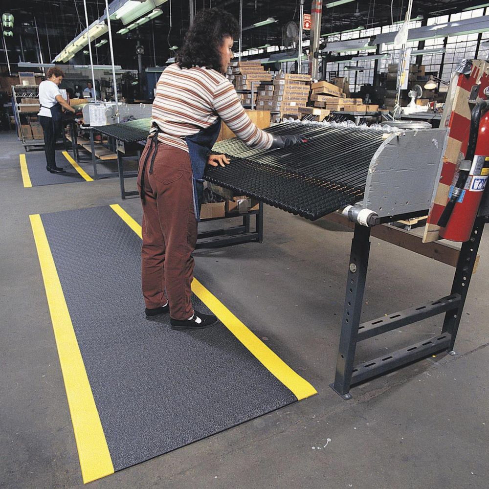 Sof-Tred Plus™ 409 Notrax Anti-Ermüdungs-Schaumstoff Schwarz/Gelb