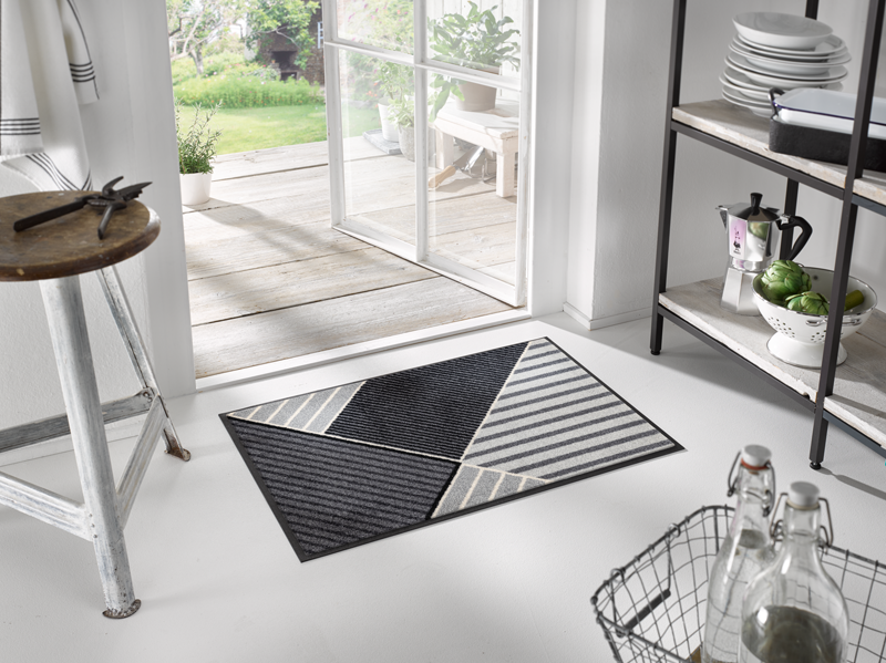 Straight in Blocks wash and dry Matte