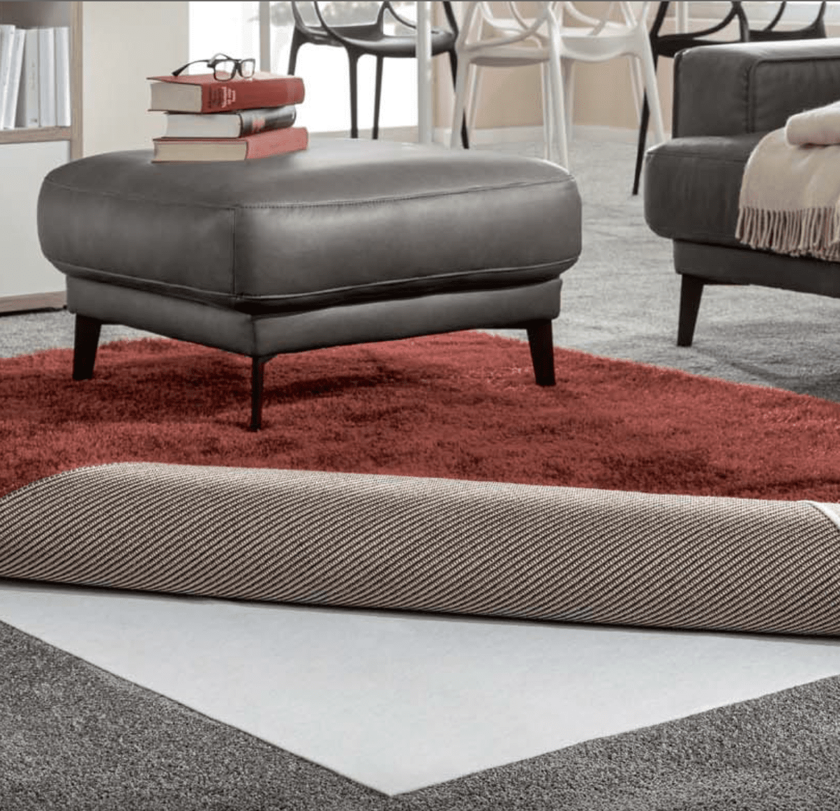 Teppichantirutsch Topvlies 2 AKO für Teppich auf Teppichboden sowie glatte Böden 120 cm