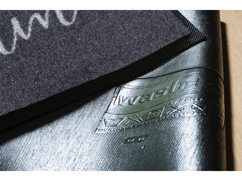 Willkommen Krone wash + dry Fußmatte