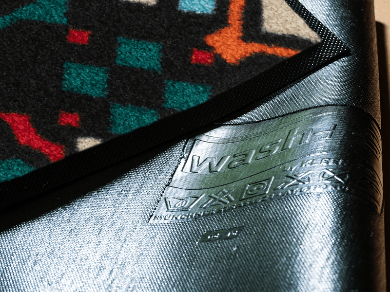 Willkommen Mosaik bunt wash + dry Fußmatte