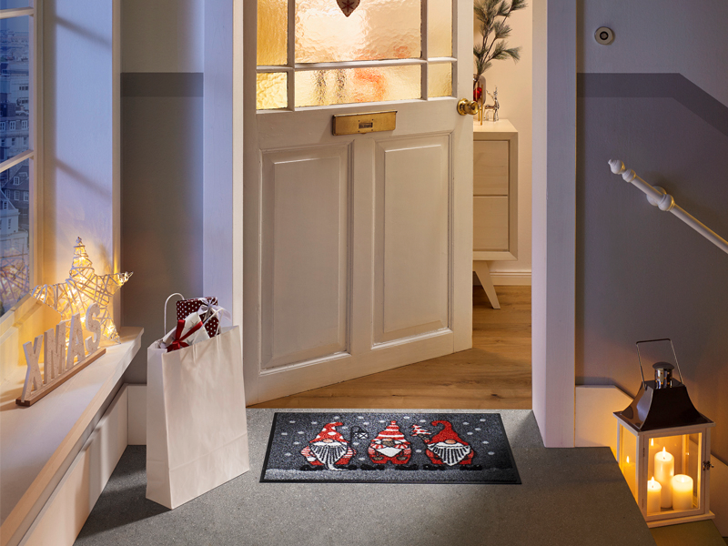 Winterzwerg wash + dry Weihnachtsmatte