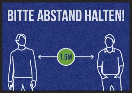 Fussmatte Abstand halten 3002