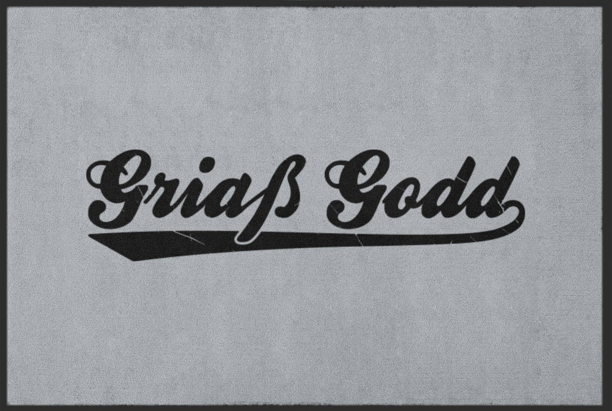 Fussmatte Griaß Godd 10499