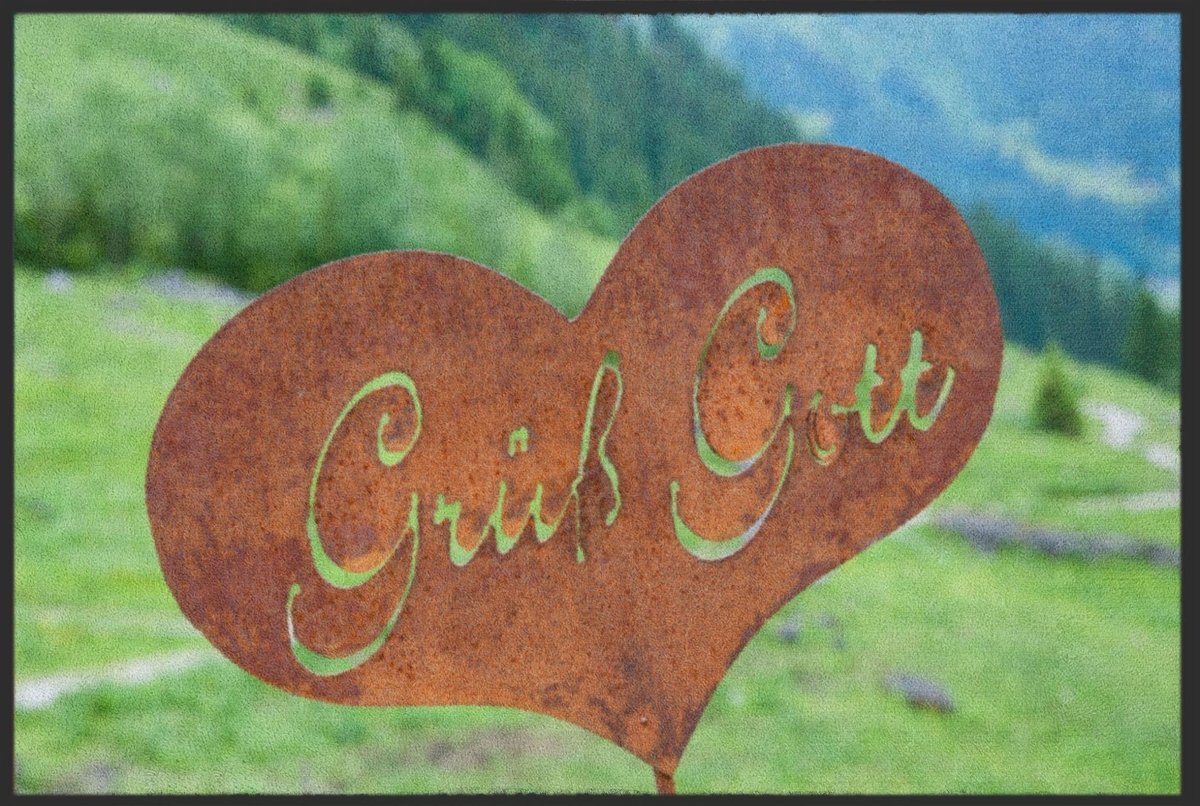 Fussmatte Grüß Gott 4747