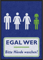 Fussmatte Hände waschen 3001