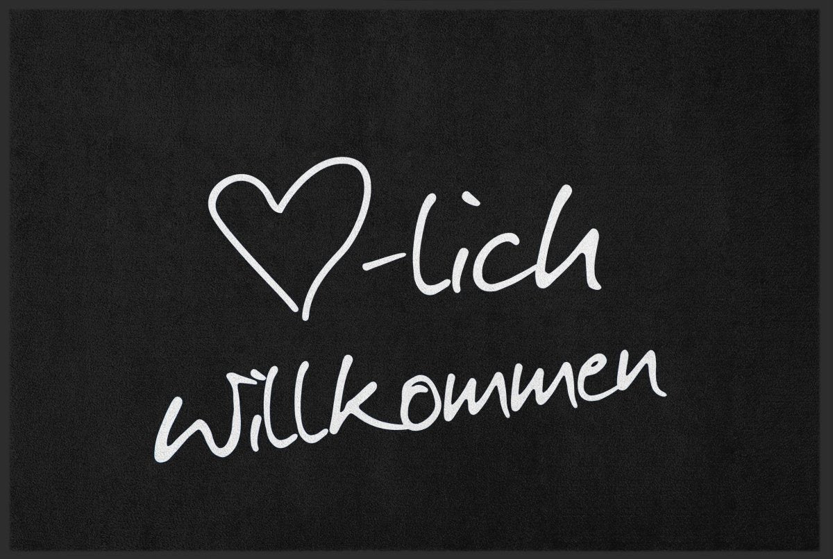 Fussmatte Individuell Herzlich Willkommen 10135