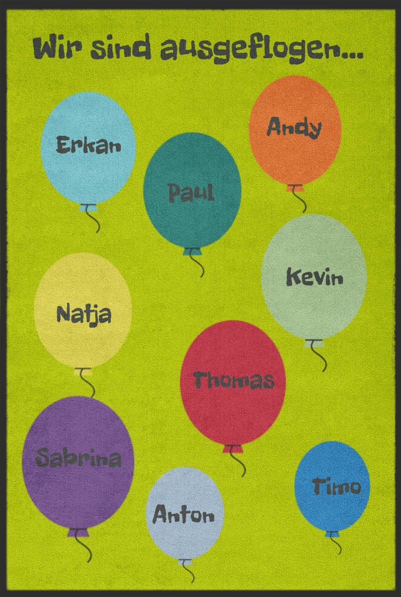 Fussmatte personanlisieren Abschiedsgeschenk Kindergarten 6005