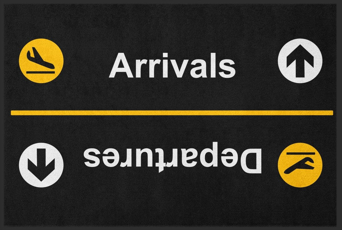 Fussmatte Arrivals Departures 10326