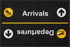 Fussmatte Arrivals Departures 10326