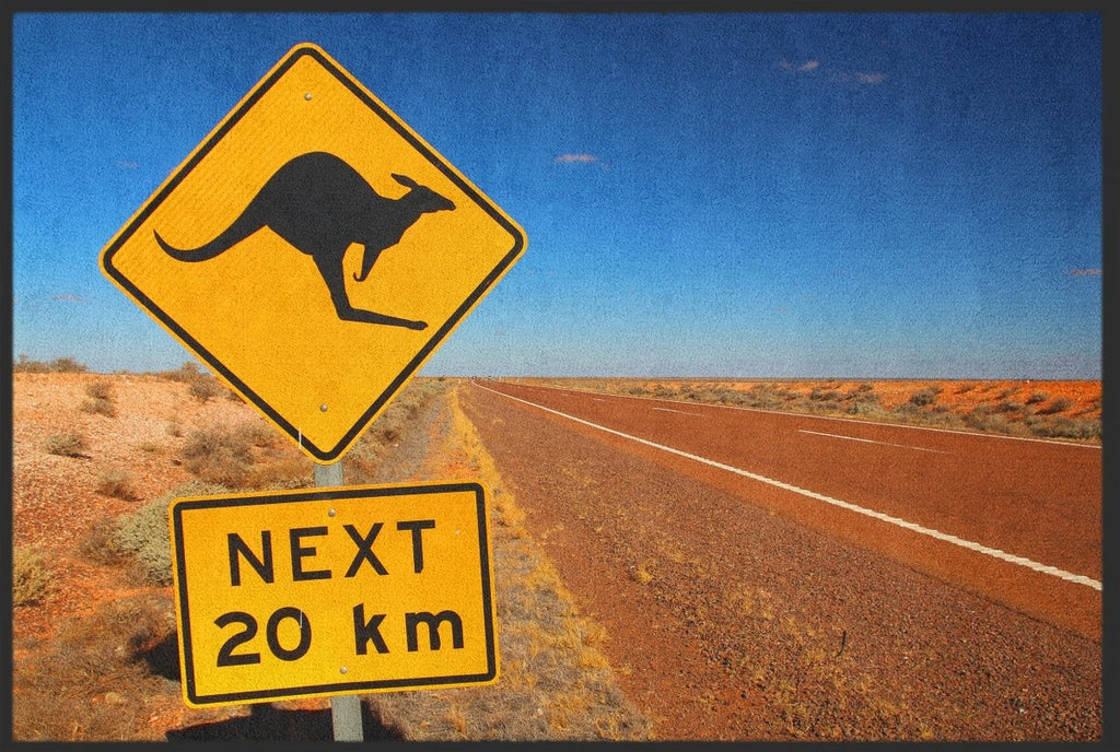 Fussmatte Australien Känguru 10316 - Fussmattenwelt