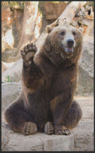 Fussmatte Braunbär 7141