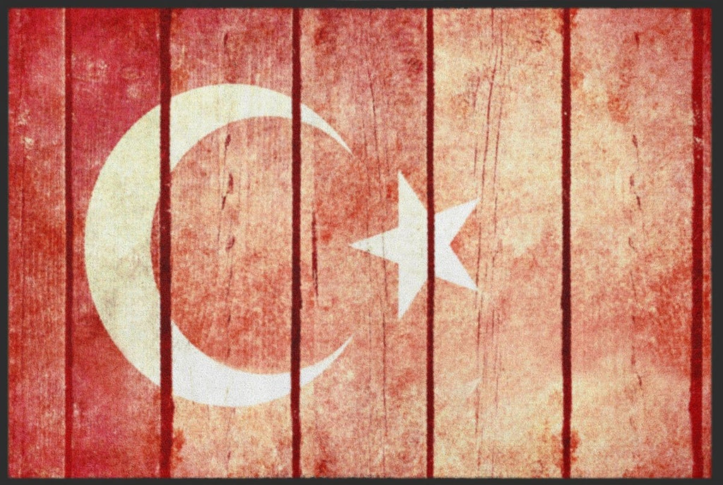 Fussmatte Flagge Türkei 4465 - Fussmattenwelt