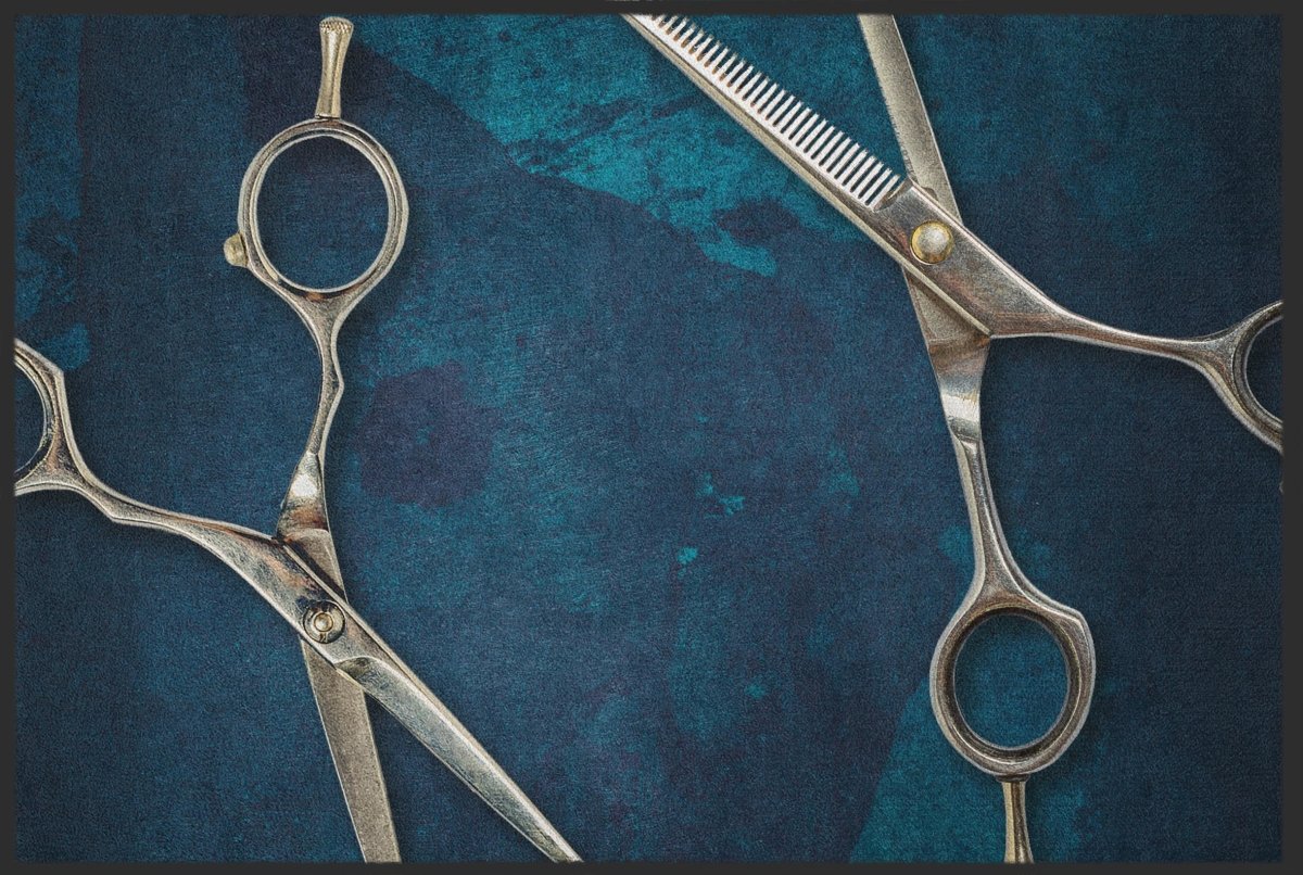 Fussmatte Friseur 10290