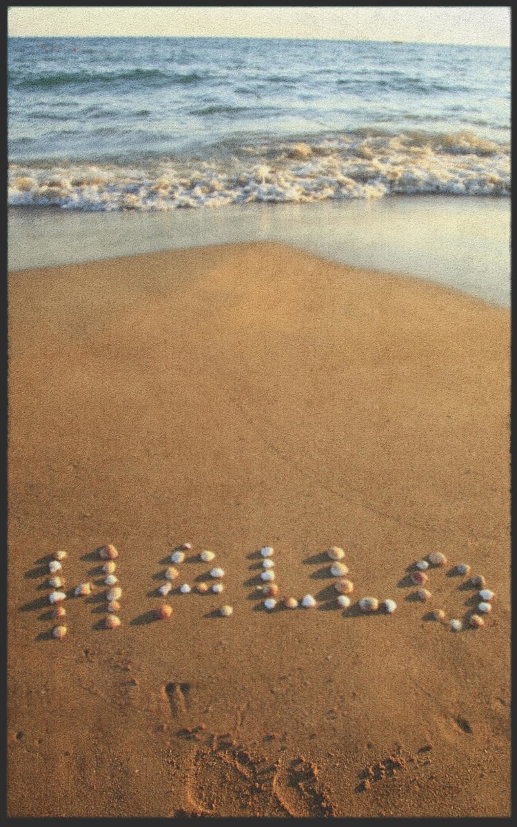 Fussmatte Hallo 7007