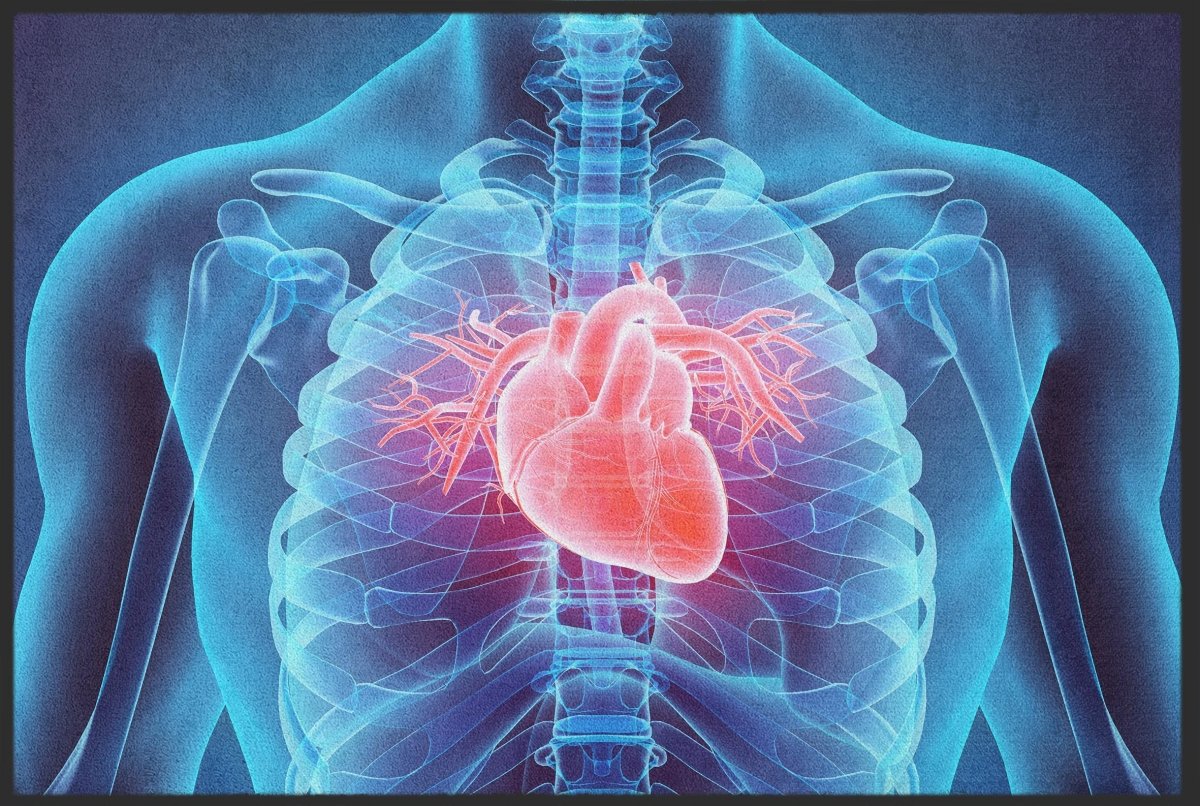 Fussmatte Herz 10092