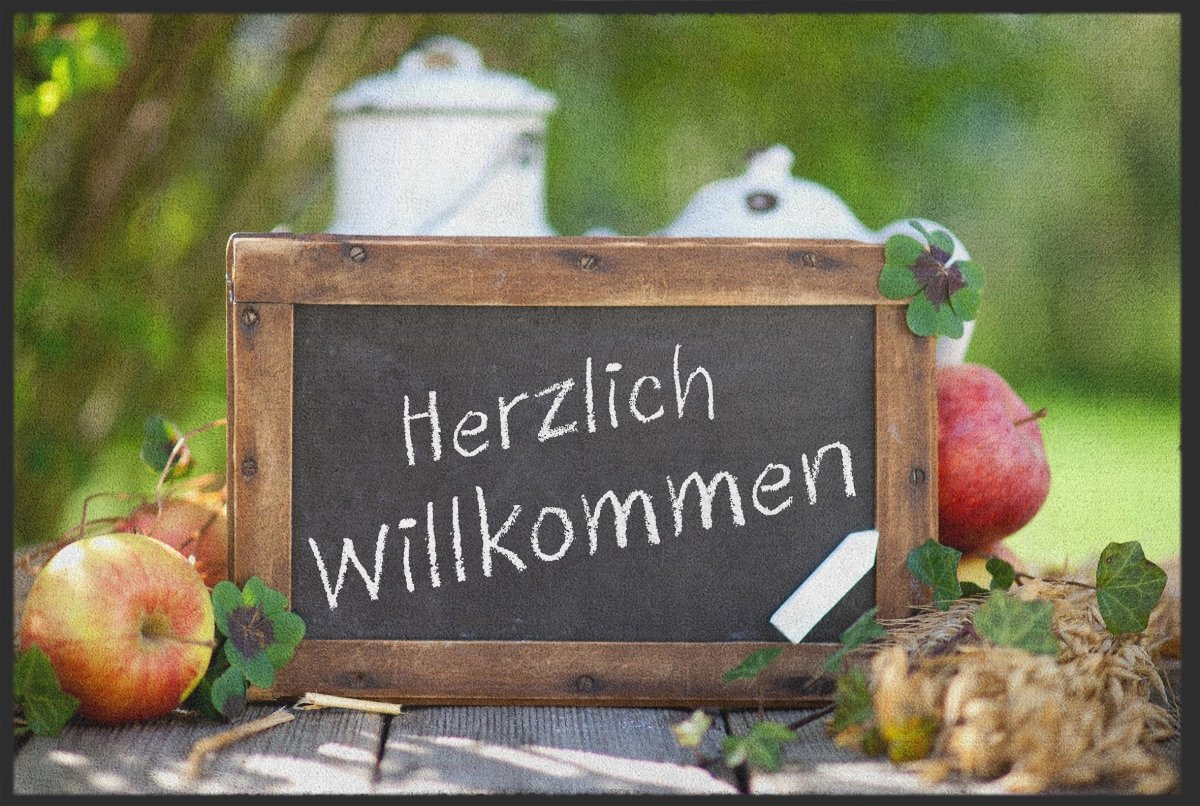 Fussmatte Herzlich Willkommen 10010