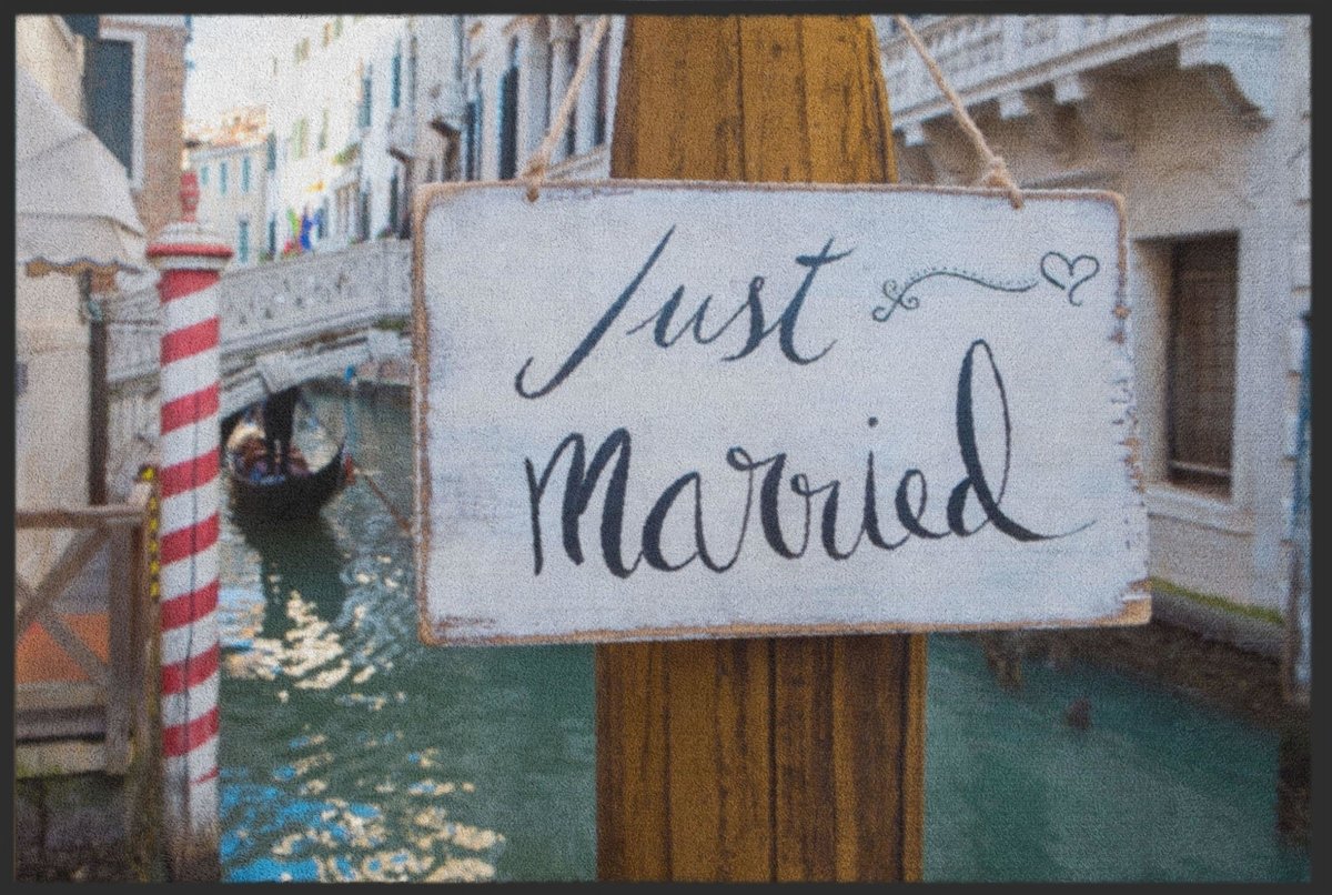 Fussmatte Hochzeit 4239