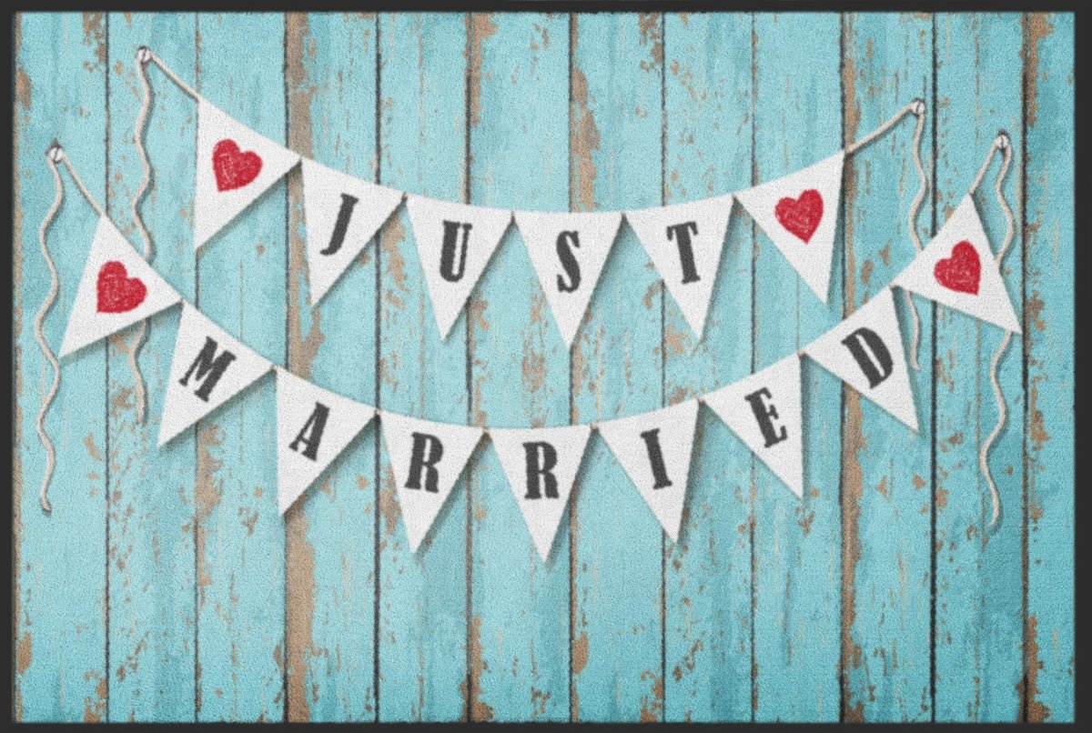 Fussmatte Just Married 6128