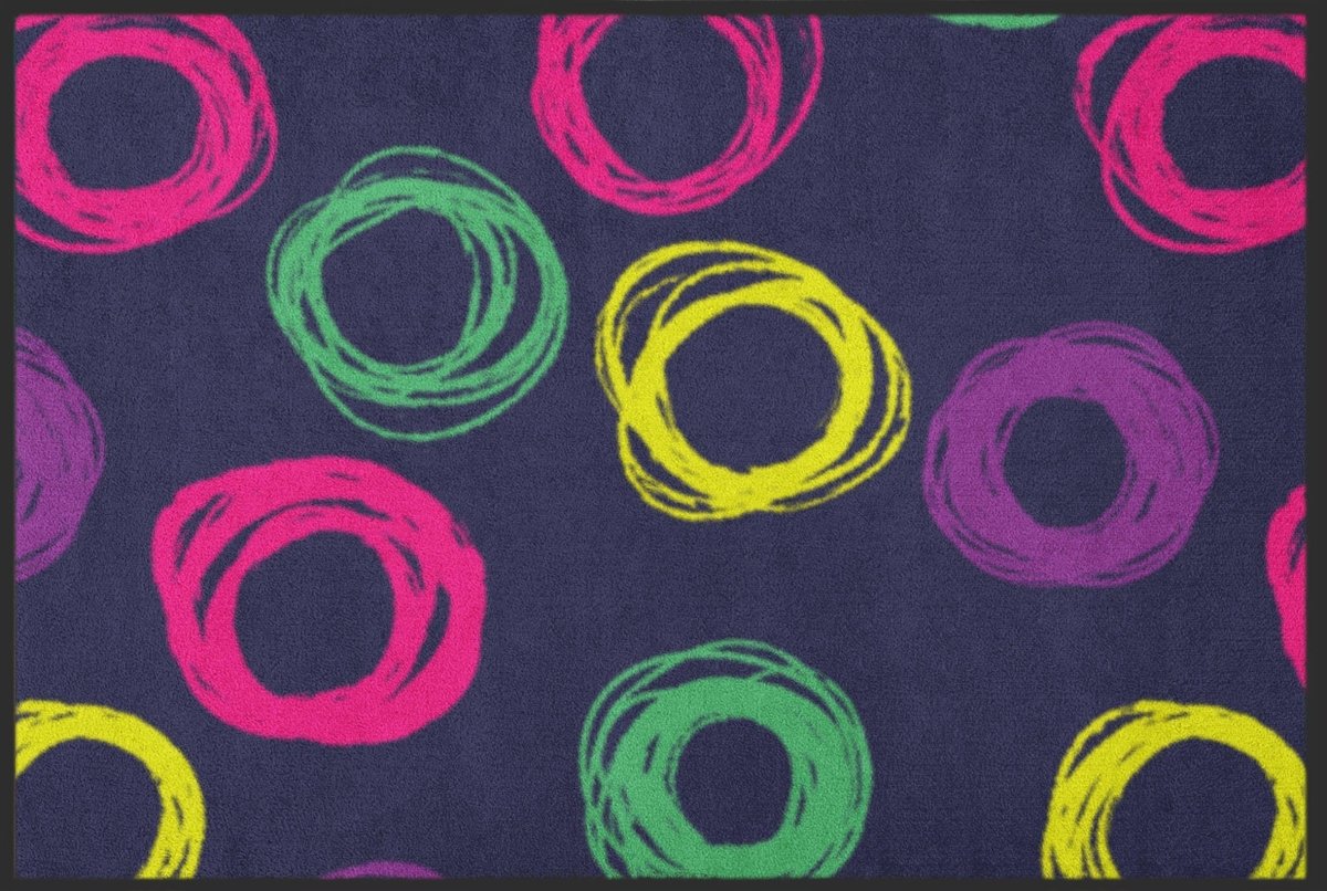 Fussmatte Kreise 4691