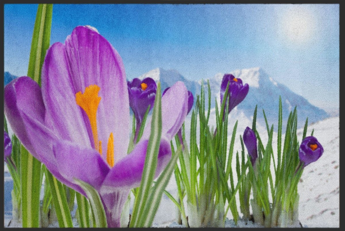 Fussmatte Krokus 4847