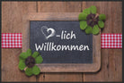 Fussmatte ♥-lich Willkommen 4672