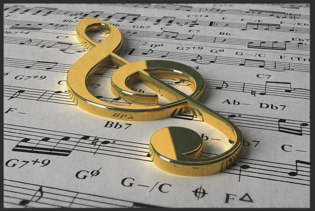 Fussmatte Musik 10013