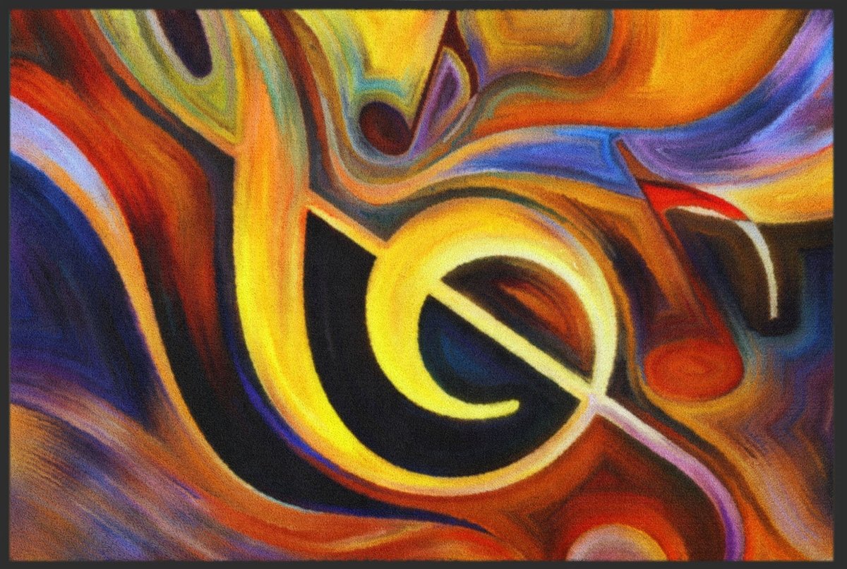 Fussmatte Musik 6195