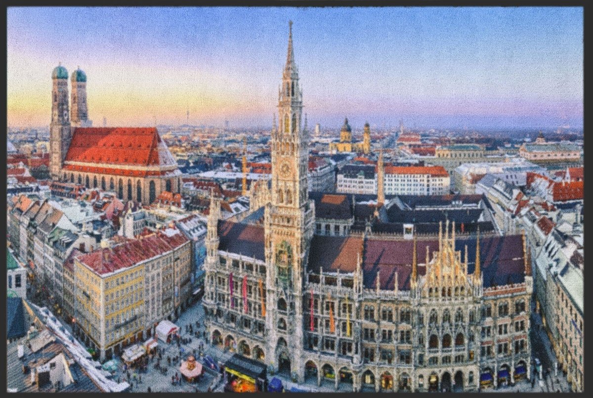 Fussmatte Rathaus München 4313 - Fussmattenwelt