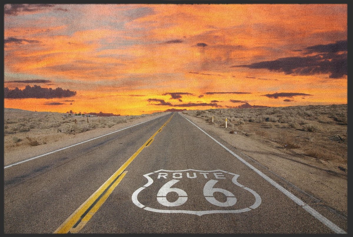 Fussmatte Route 66 10019 - Fussmattenwelt