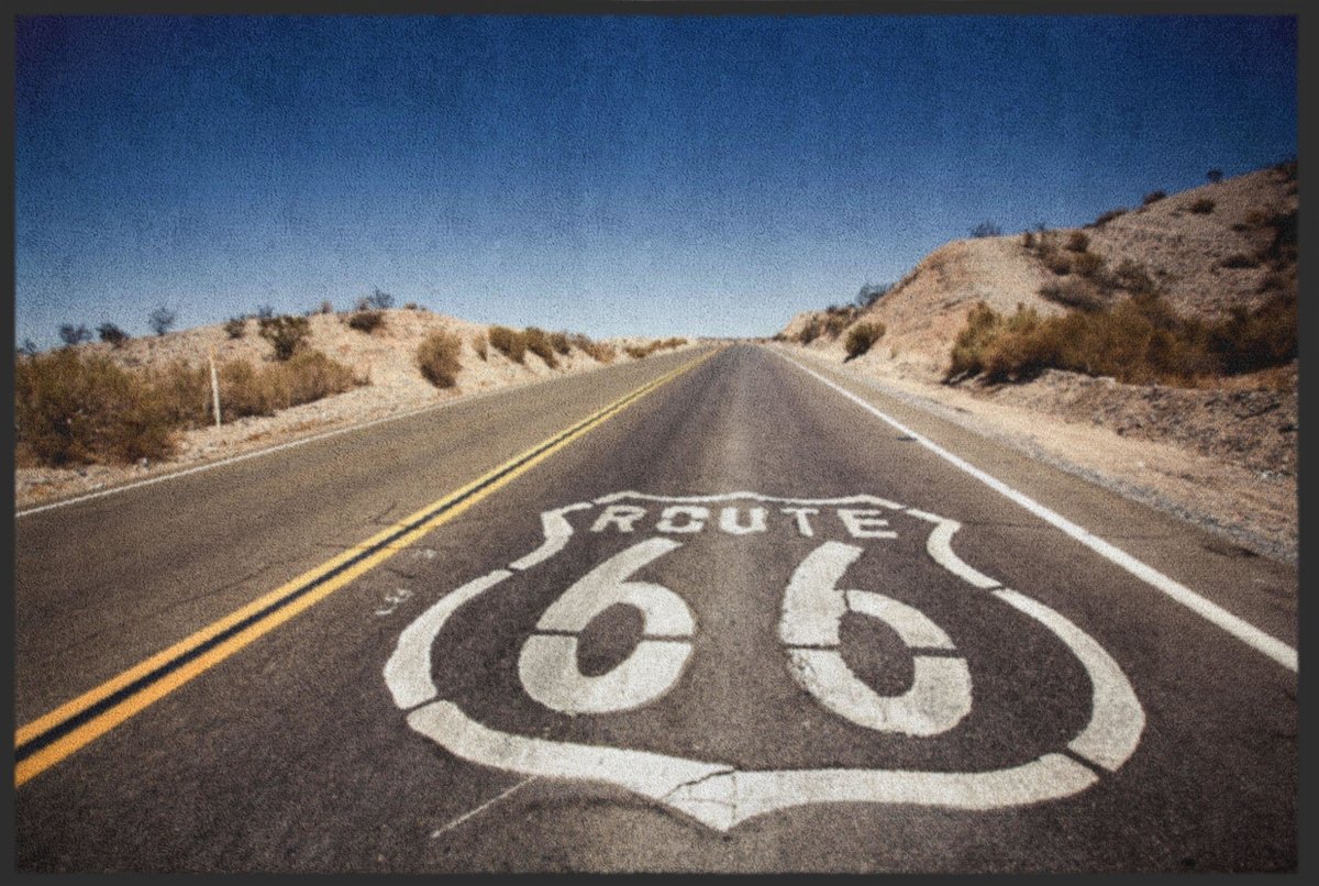 Fussmatte Route 66 4169 - Fussmattenwelt