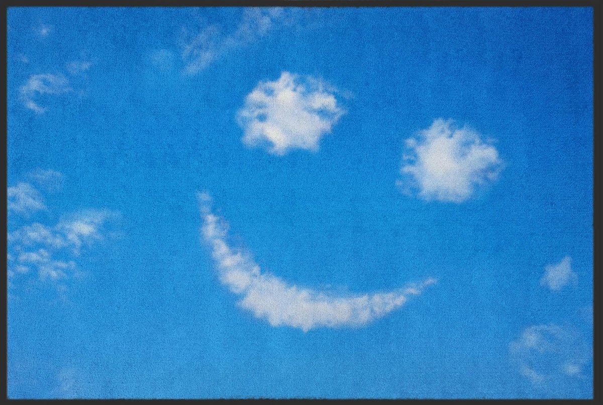 Fussmatte Smile Himmel 4682 - Fussmattenwelt