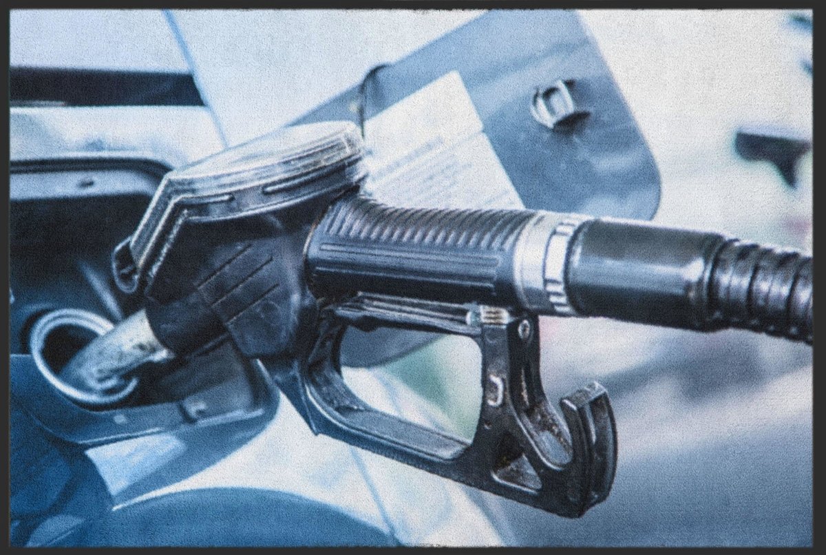 Fussmatte Tankstelle 6151 - Fussmattenwelt