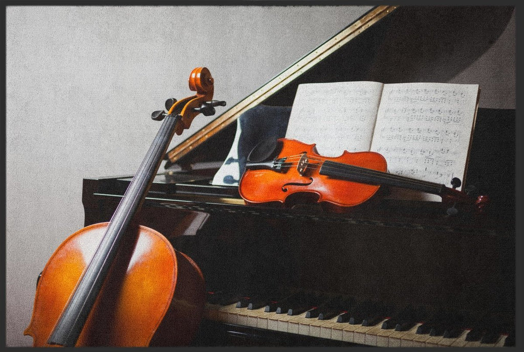 Fussmatte Violine und Klavier 10027 - Fussmattenwelt